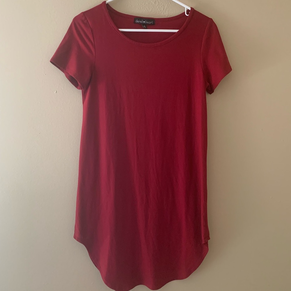 Red T-Shirt Dress